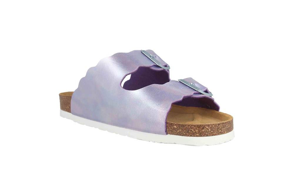 Dr. Brinkmann Pantoletten In Übergrößen Lila 700341-59 Große Damenschuhe