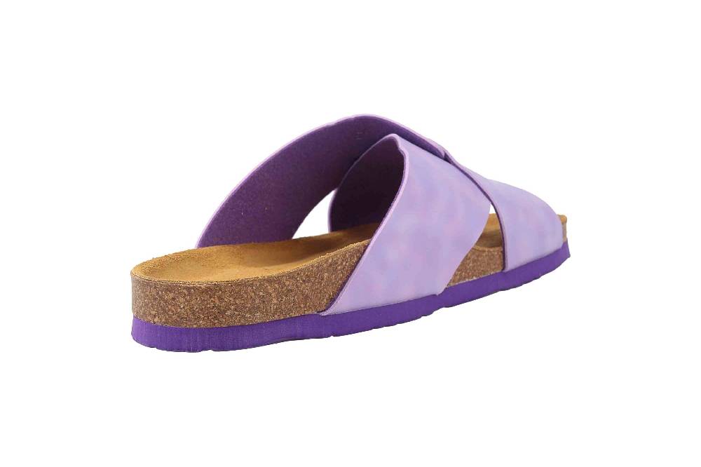Dr. Brinkmann Pantoletten In Übergrößen Lila 700340-59 Große Damenschuhe