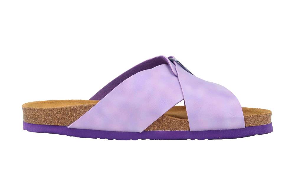 Dr. Brinkmann Pantoletten In Übergrößen Lila 700340-59 Große Damenschuhe