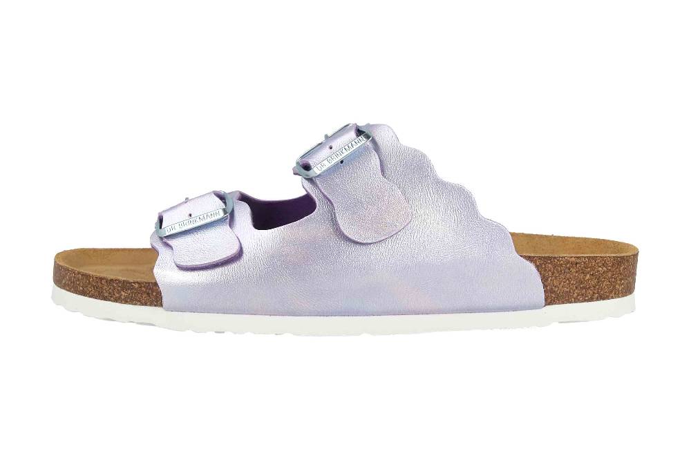 Dr. Brinkmann Pantoletten in Übergrößen Lila 700341-59 große Damenschuhe