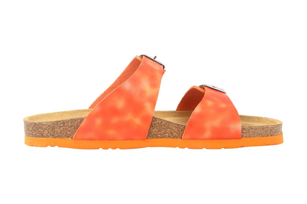 Dr. Brinkmann Pantoletten In Übergrößen Orange 700339-62 Große Damenschuhe