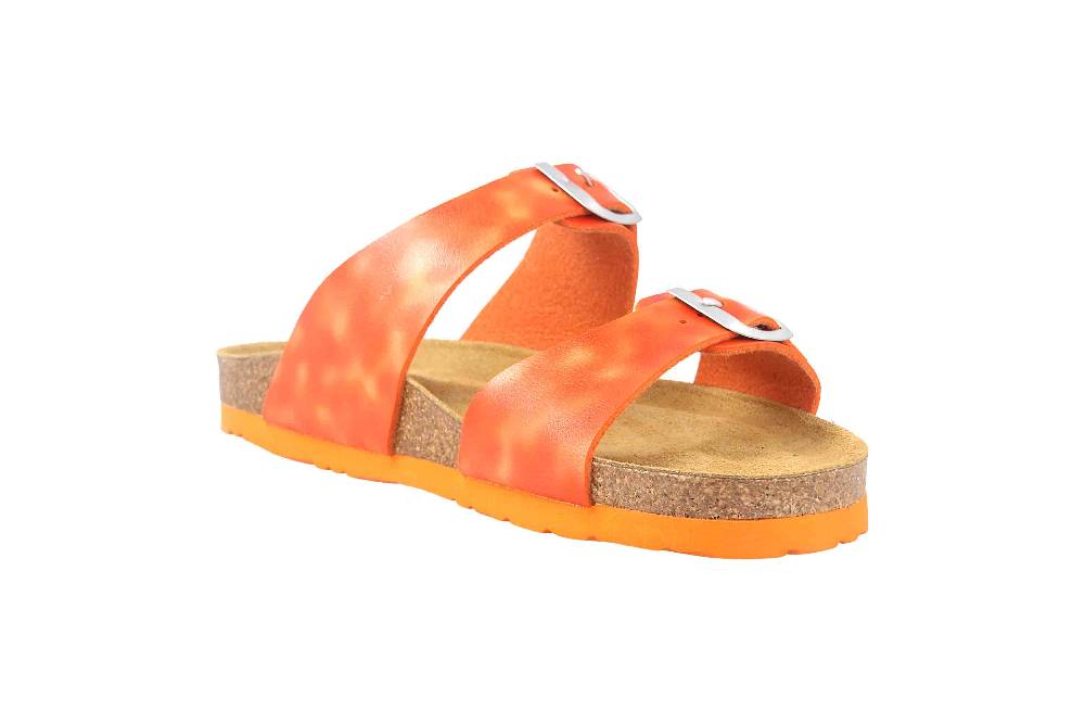 Dr. Brinkmann Pantoletten In Übergrößen Orange 700339-62 Große Damenschuhe