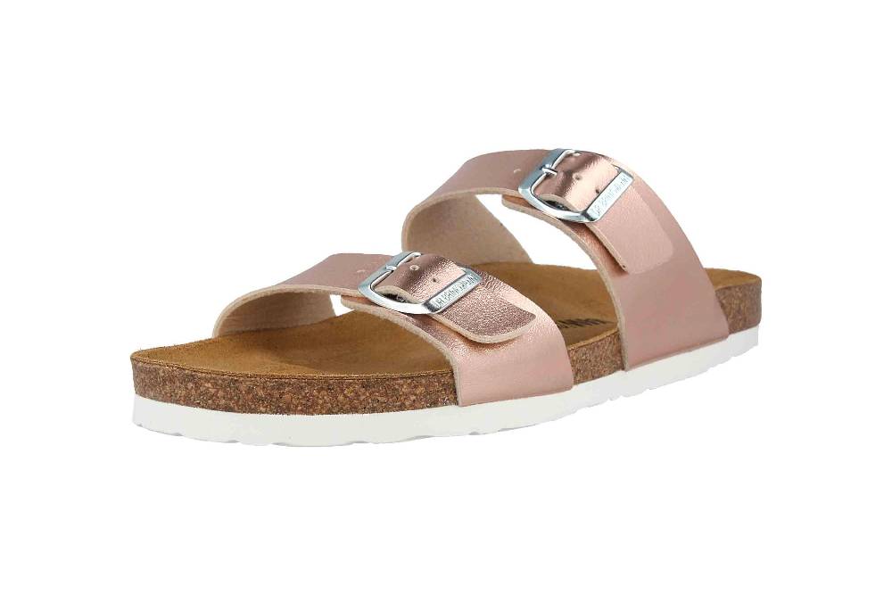 Dr. Brinkmann Pantoletten In Übergrößen Rosa 700993-42 Große Damenschuhe