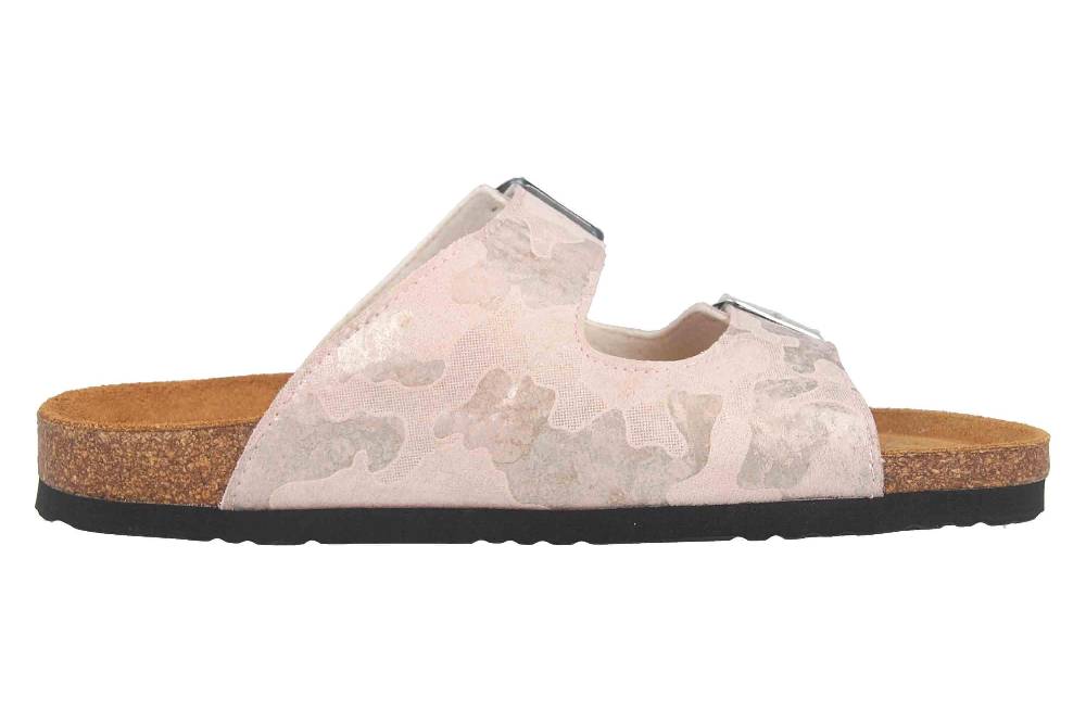 Dr. Brinkmann Pantoletten In Übergrößen Rosa 701433-42 Große Damenschuhe