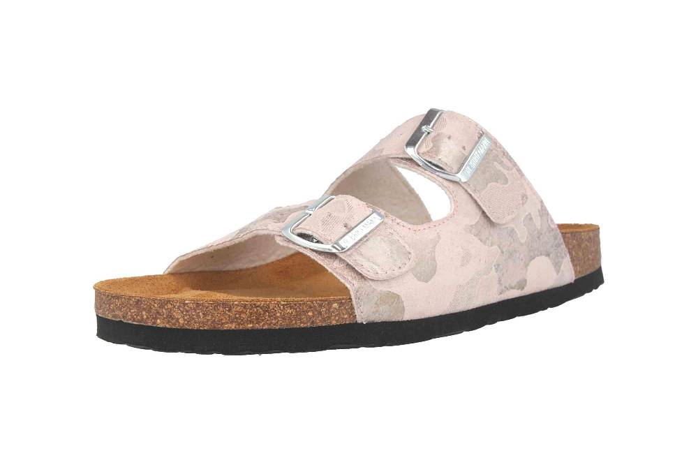 Dr. Brinkmann Pantoletten In Übergrößen Rosa 701433-42 Große Damenschuhe