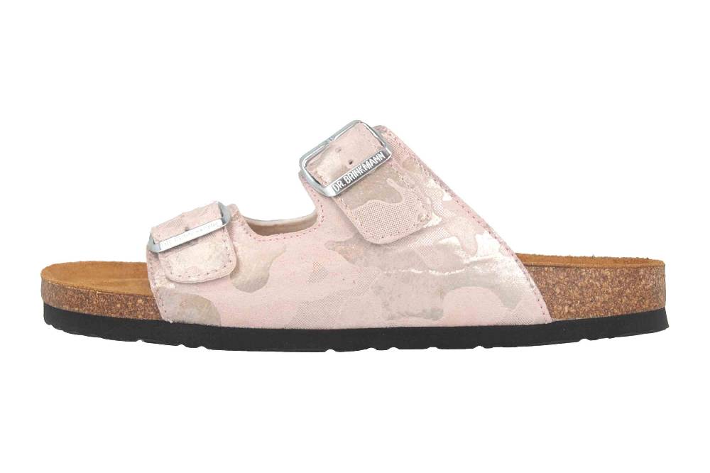Dr. Brinkmann Pantoletten in Übergrößen Rosa 701433-42 große Damenschuhe