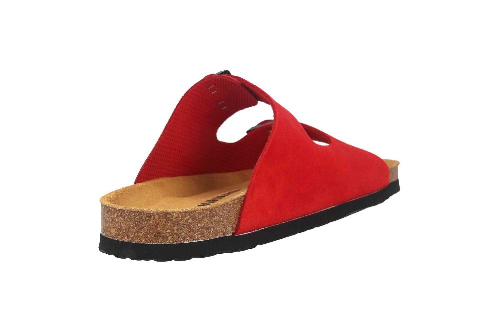 Dr. Brinkmann Pantoletten In Übergrößen Rot 700108-04 Große Damenschuhe
