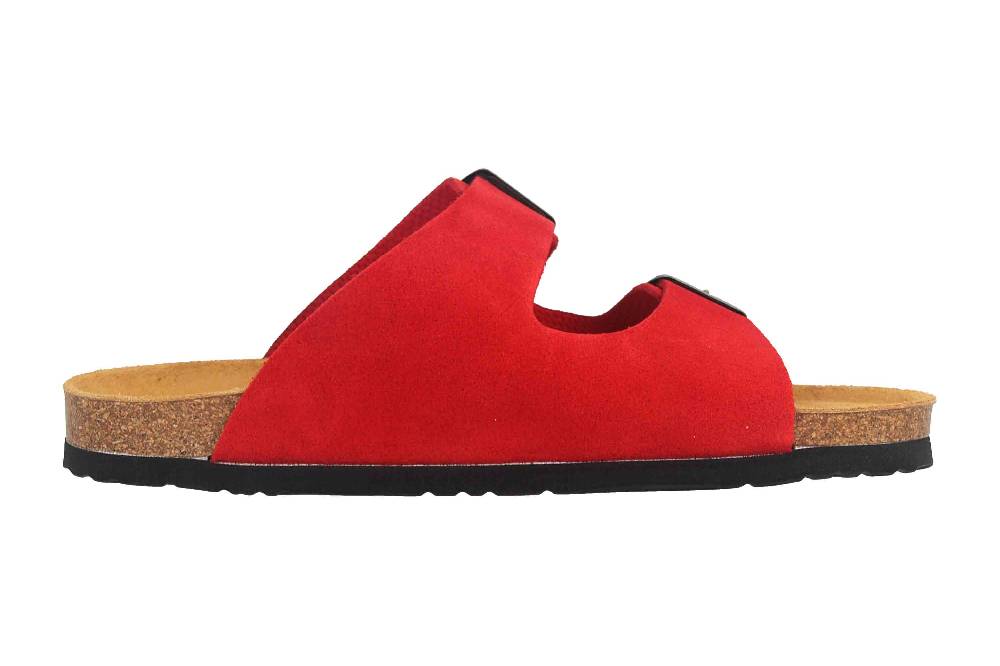Dr. Brinkmann Pantoletten In Übergrößen Rot 700108-04 Große Damenschuhe
