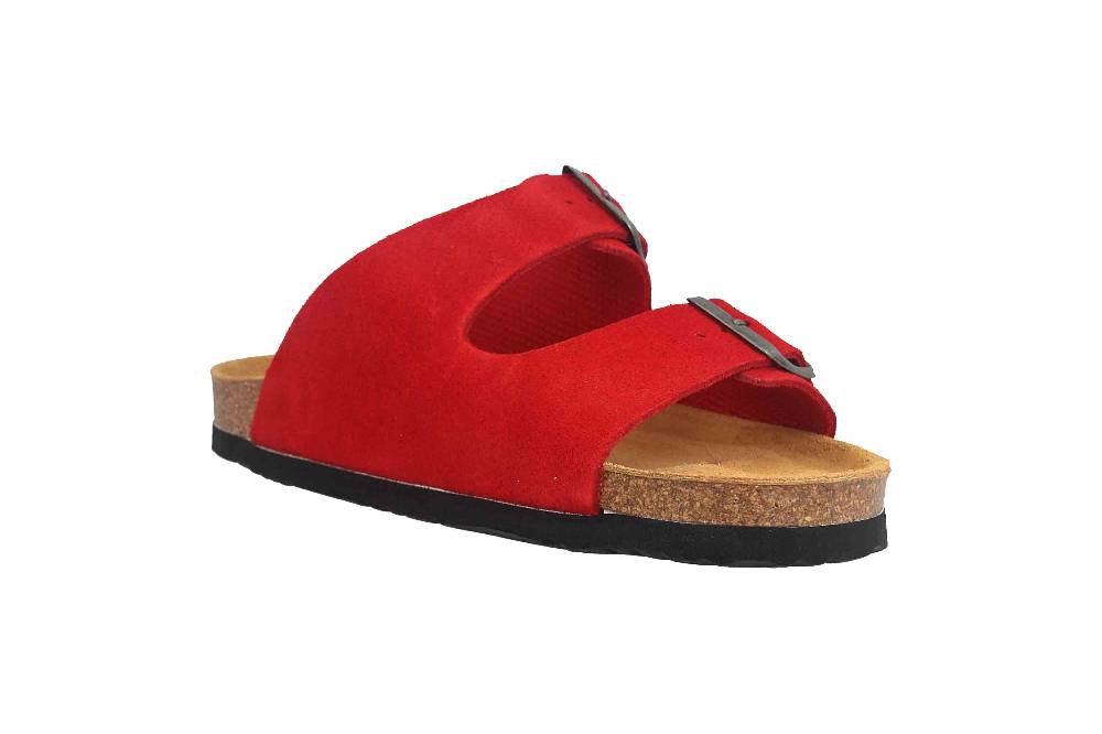 Dr. Brinkmann Pantoletten In Übergrößen Rot 700108-04 Große Damenschuhe
