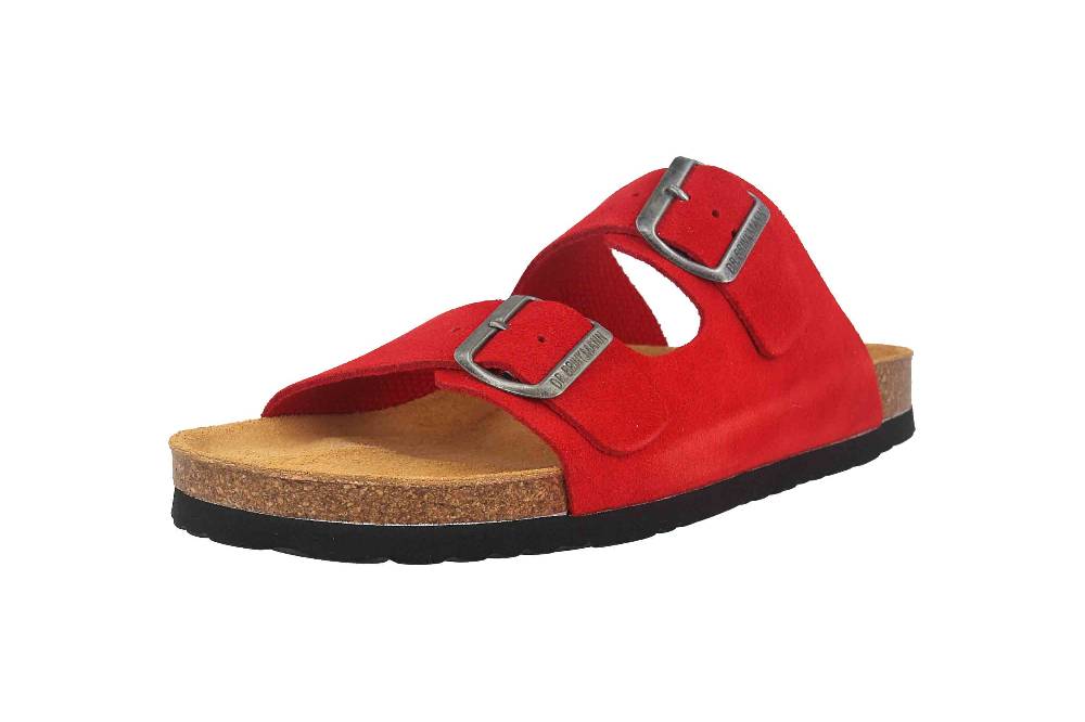 Dr. Brinkmann Pantoletten In Übergrößen Rot 700108-04 Große Damenschuhe