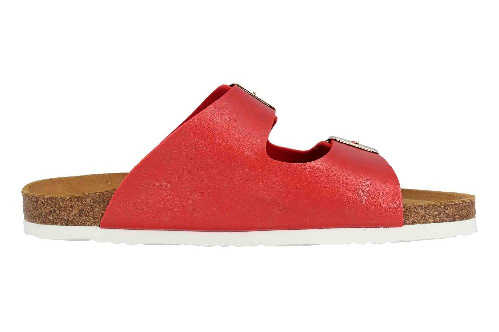 Dr. Brinkmann Pantoletten In Übergrößen Rot 701476-4 Große Damenschuhe