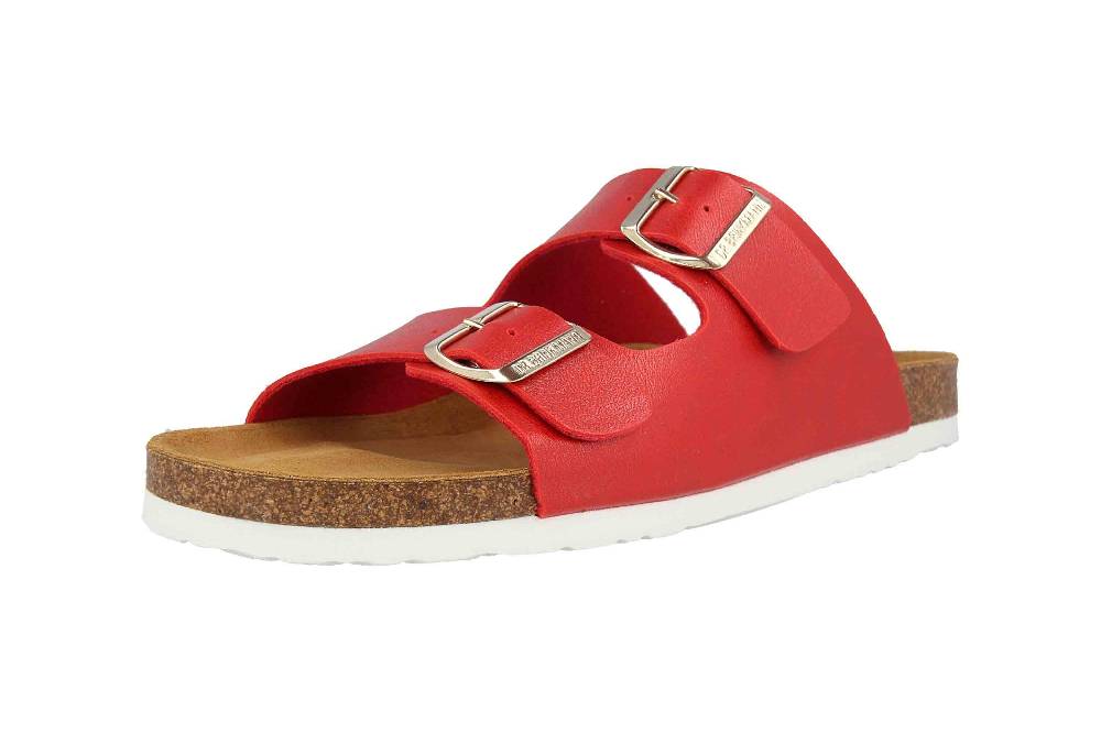 Dr. Brinkmann Pantoletten In Übergrößen Rot 701476-4 Große Damenschuhe