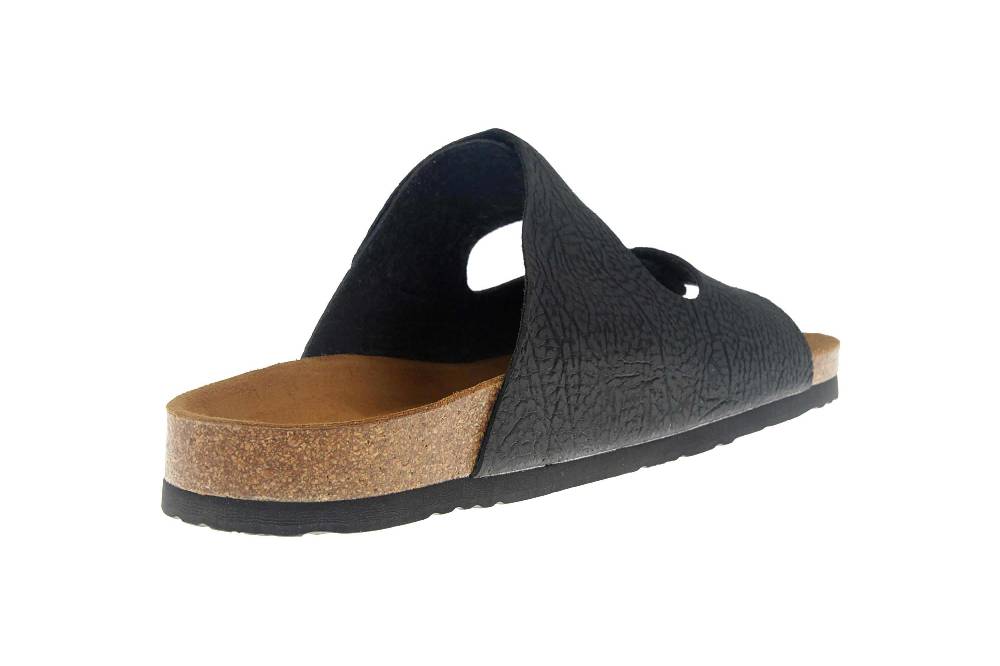 DR. BRINKMANN Pantoletten In Übergrößen Schwarz 600457 9 Große Herrenschuhe