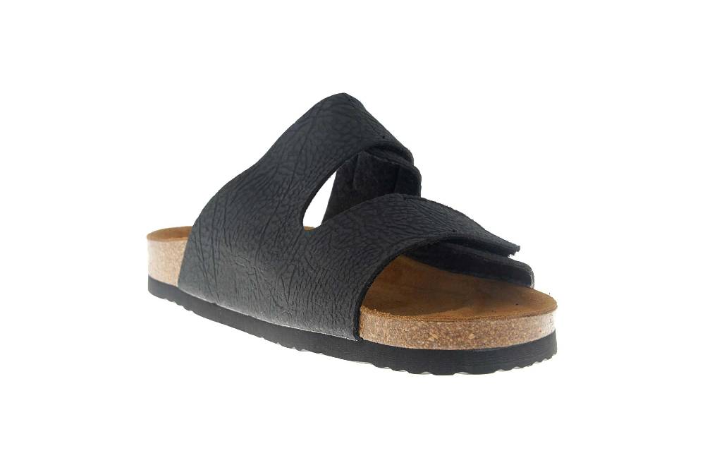 DR. BRINKMANN Pantoletten In Übergrößen Schwarz 600457 9 Große Herrenschuhe