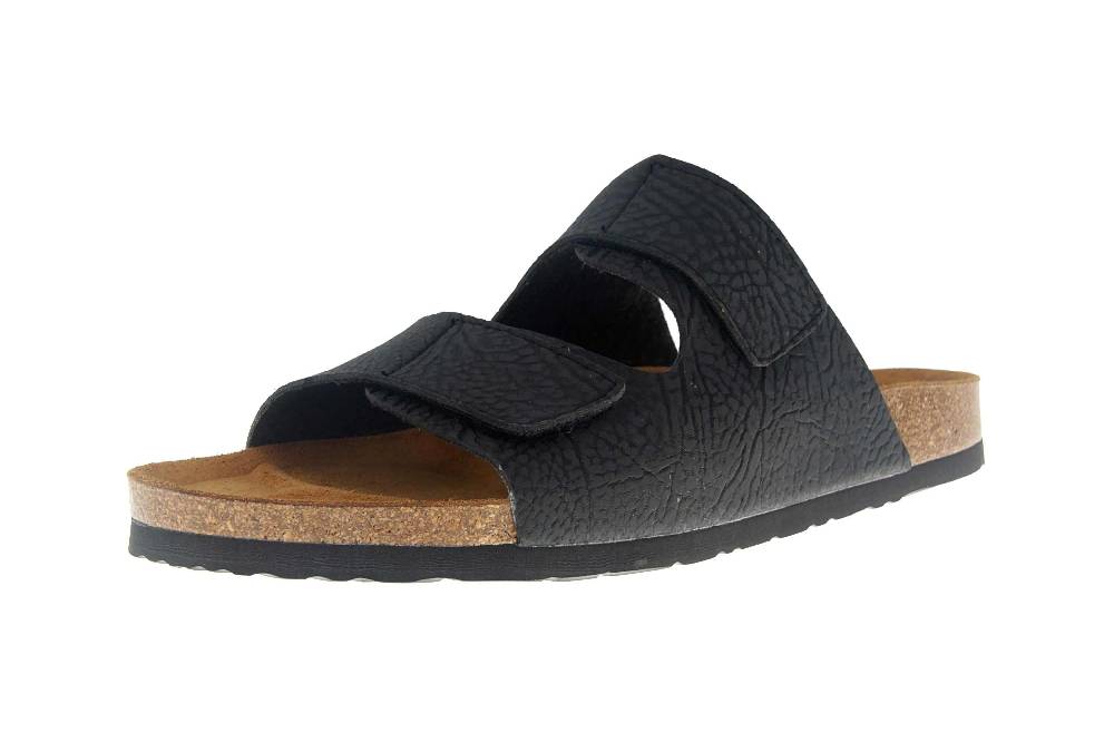 DR. BRINKMANN Pantoletten In Übergrößen Schwarz 600457 9 Große Herrenschuhe