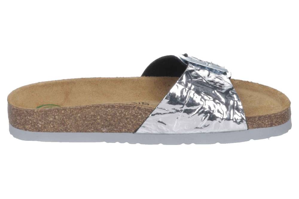 Dr. Brinkmann Pantoletten In Übergrößen Silber 701254 92 Große Damenschuhe