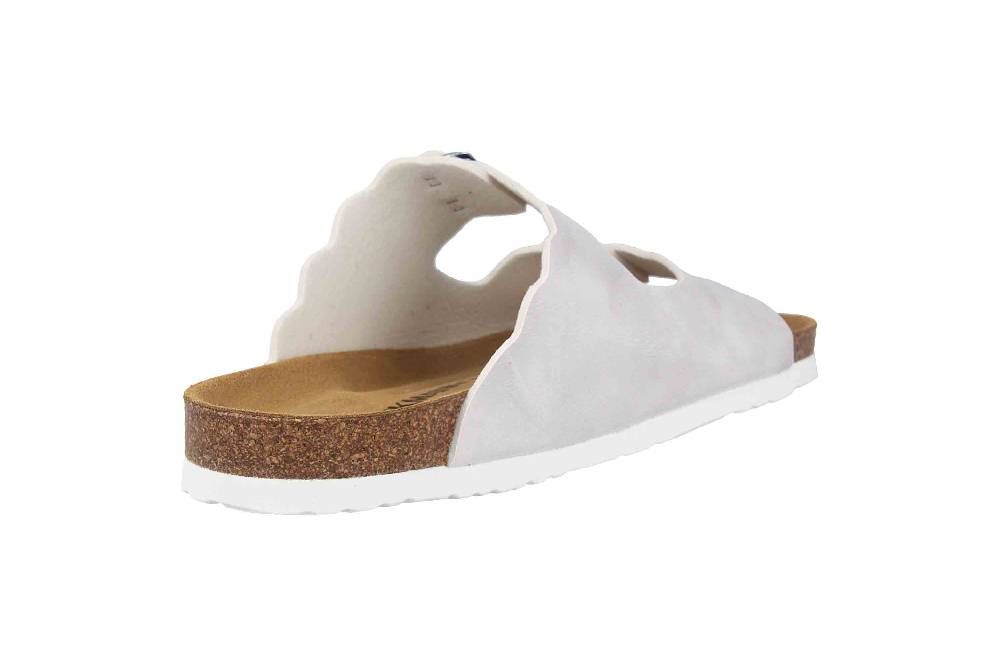 Dr. Brinkmann Pantoletten In Übergrößen Weiß 700341-03 Große Damenschuhe