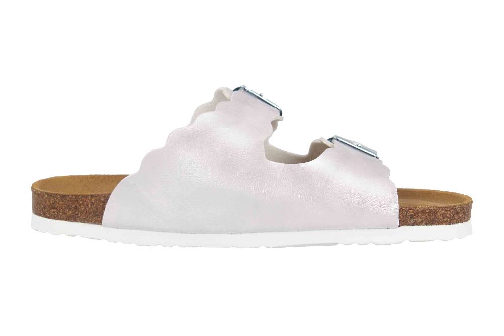 Dr. Brinkmann Pantoletten In Übergrößen Weiß 700341-03 Große Damenschuhe