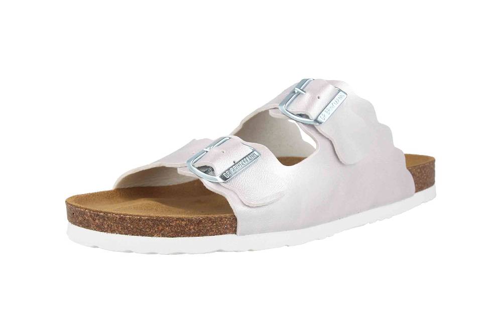 Dr. Brinkmann Pantoletten In Übergrößen Weiß 700341-03 Große Damenschuhe