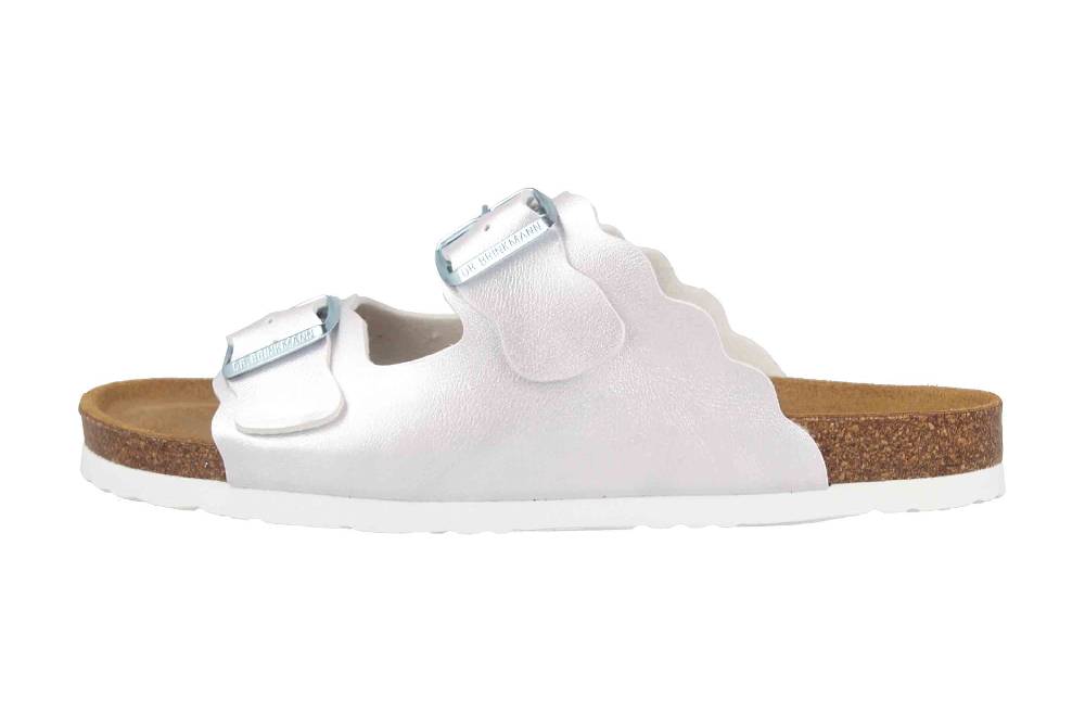 Dr. Brinkmann Pantoletten in Übergrößen Weiß 700341-03 große Damenschuhe