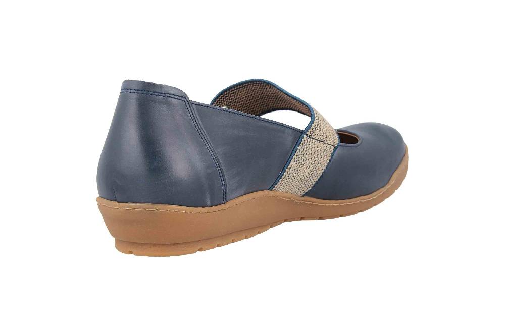 Dr. Brinkmann Slipper In Übergrößen Blau 942570-5 Große Damenschuhe
