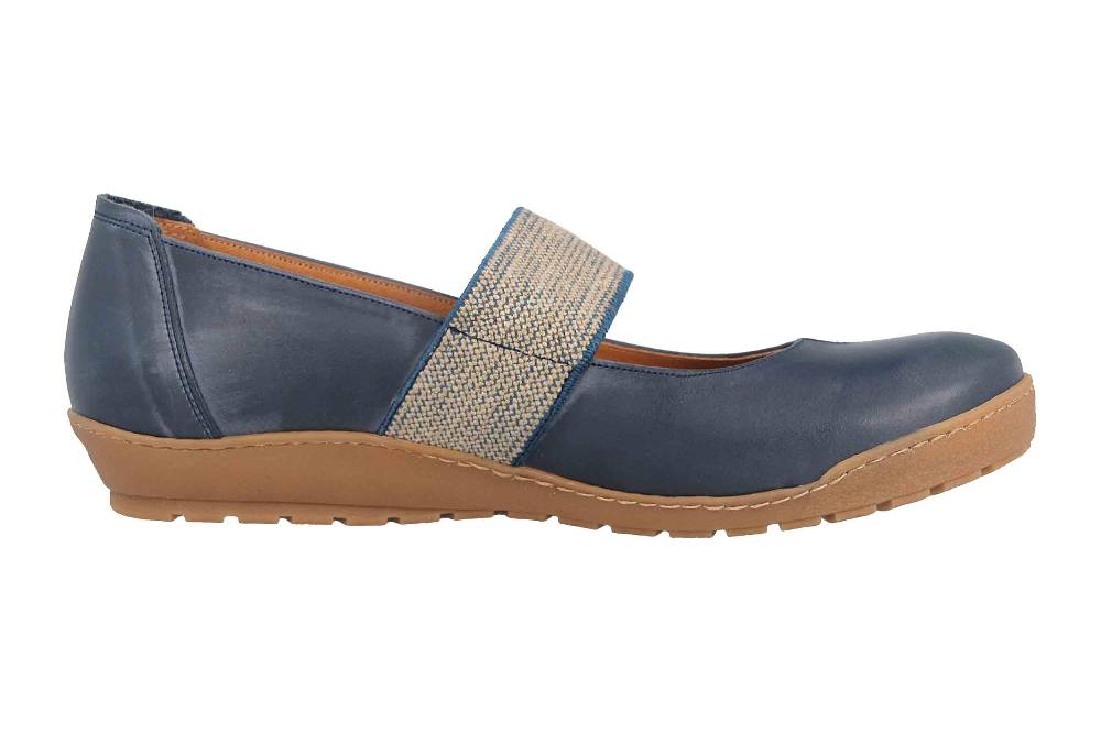 Dr. Brinkmann Slipper In Übergrößen Blau 942570-5 Große Damenschuhe