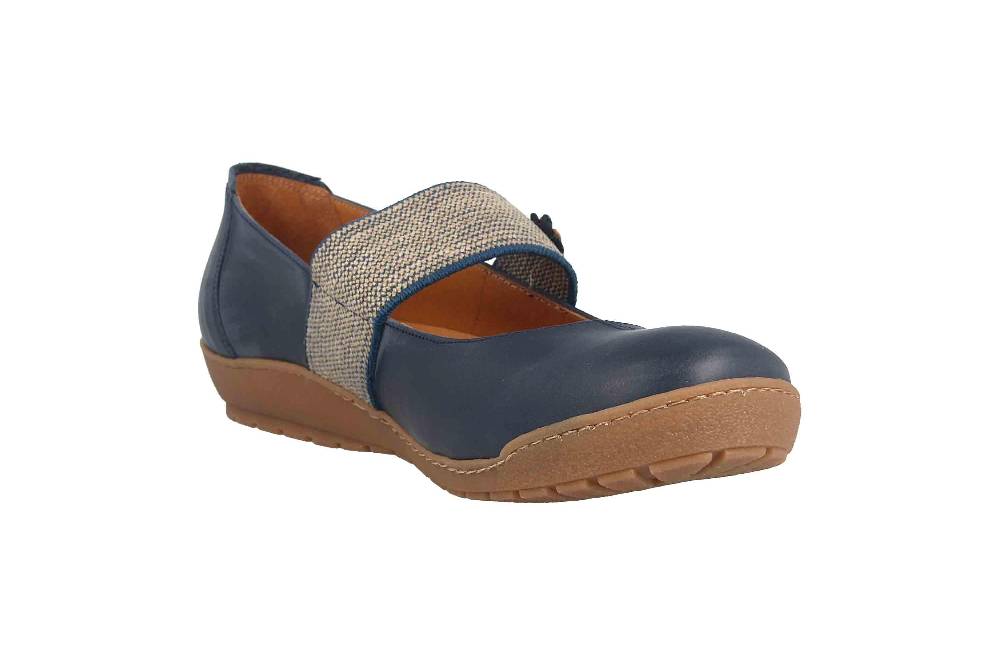 Dr. Brinkmann Slipper In Übergrößen Blau 942570-5 Große Damenschuhe