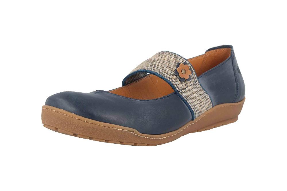 Dr. Brinkmann Slipper In Übergrößen Blau 942570-5 Große Damenschuhe