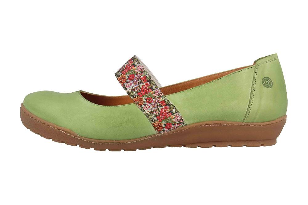 Dr. Brinkmann Slipper in Übergrößen Grün 942569-7 große Damenschuhe