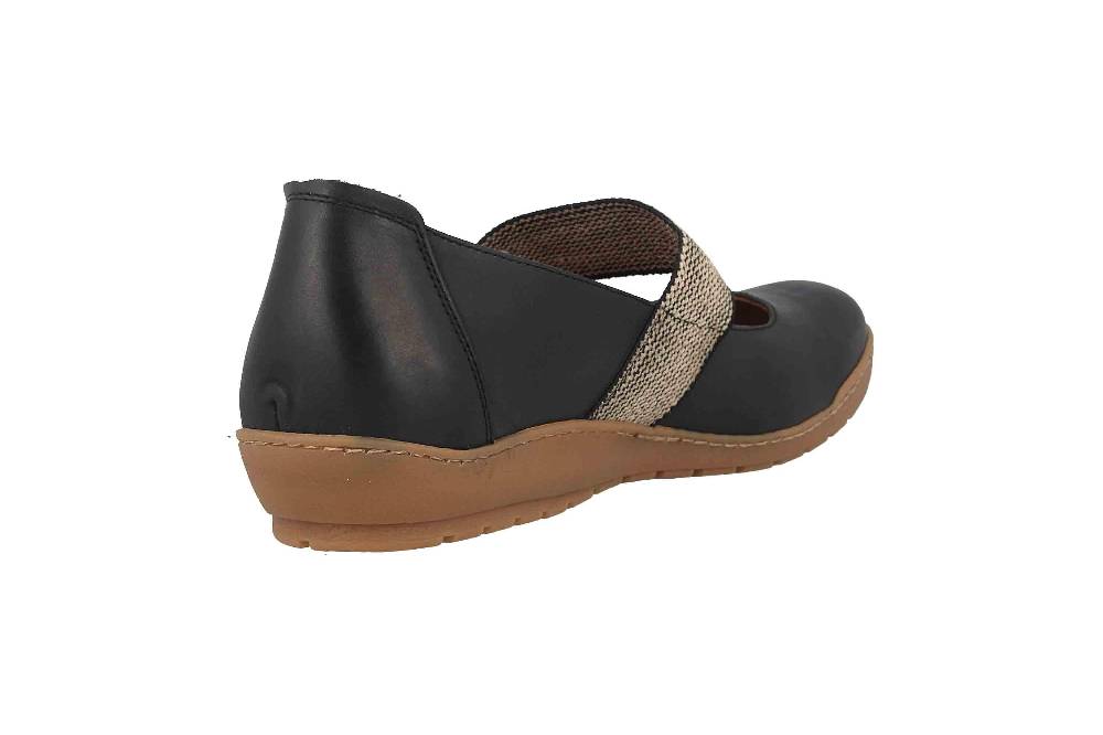 Dr. Brinkmann Slipper In Übergrößen Schwarz 942570-1 Große Damenschuhe
