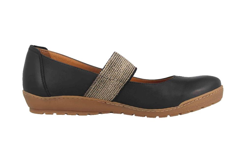 Dr. Brinkmann Slipper In Übergrößen Schwarz 942570-1 Große Damenschuhe