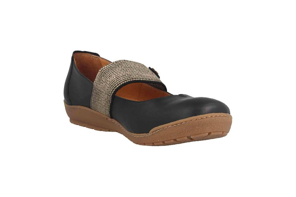Dr. Brinkmann Slipper In Übergrößen Schwarz 942570-1 Große Damenschuhe