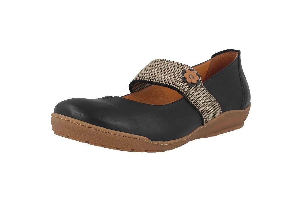 Dr. Brinkmann Slipper In Übergrößen Schwarz 942570-1 Große Damenschuhe