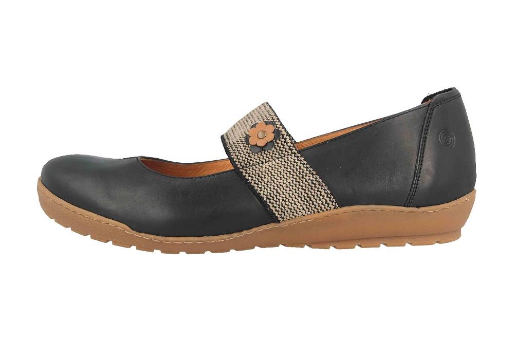 Dr. Brinkmann Slipper in Übergrößen Schwarz 942570-1 große Damenschuhe