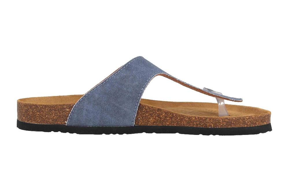 Dr. Brinkmann Zehentrenner In Übergrößen Blau 600057-51 Große Herrenschuhe