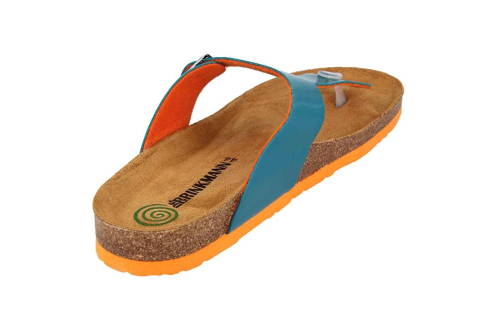 Dr. Brinkmann Zehentrenner In Übergrößen Blau 701478-5 Große Damenschuhe