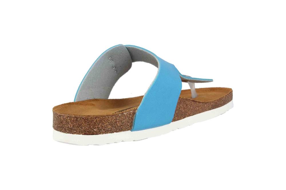 Dr. Brinkmann Zehentrenner In Übergrößen Blau 701475-51 Große Damenschuhe