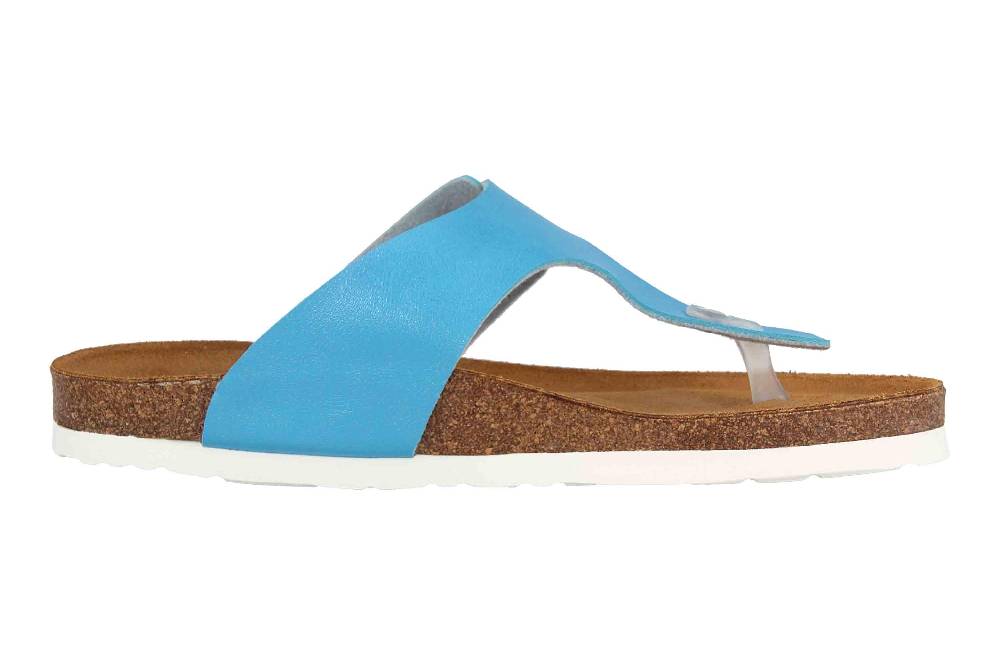 Dr. Brinkmann Zehentrenner In Übergrößen Blau 701475-51 Große Damenschuhe