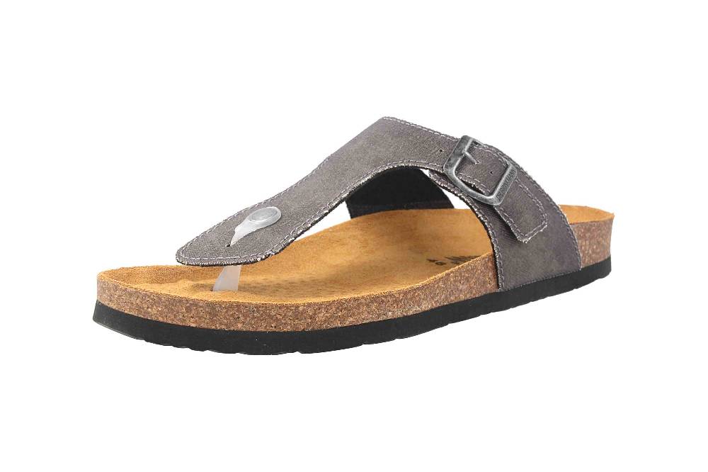 Dr. Brinkmann Zehentrenner In Übergrößen Grau 600057-09 Große Herrenschuhe