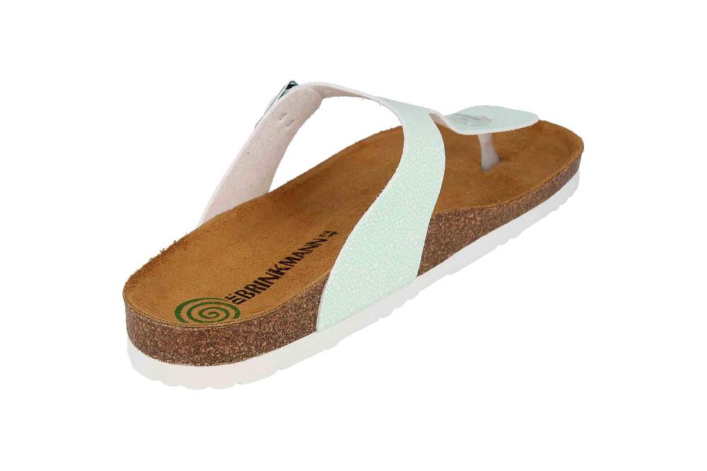 Dr. Brinkmann Zehentrenner In Übergrößen Grün 701473-71 Große Damenschuhe