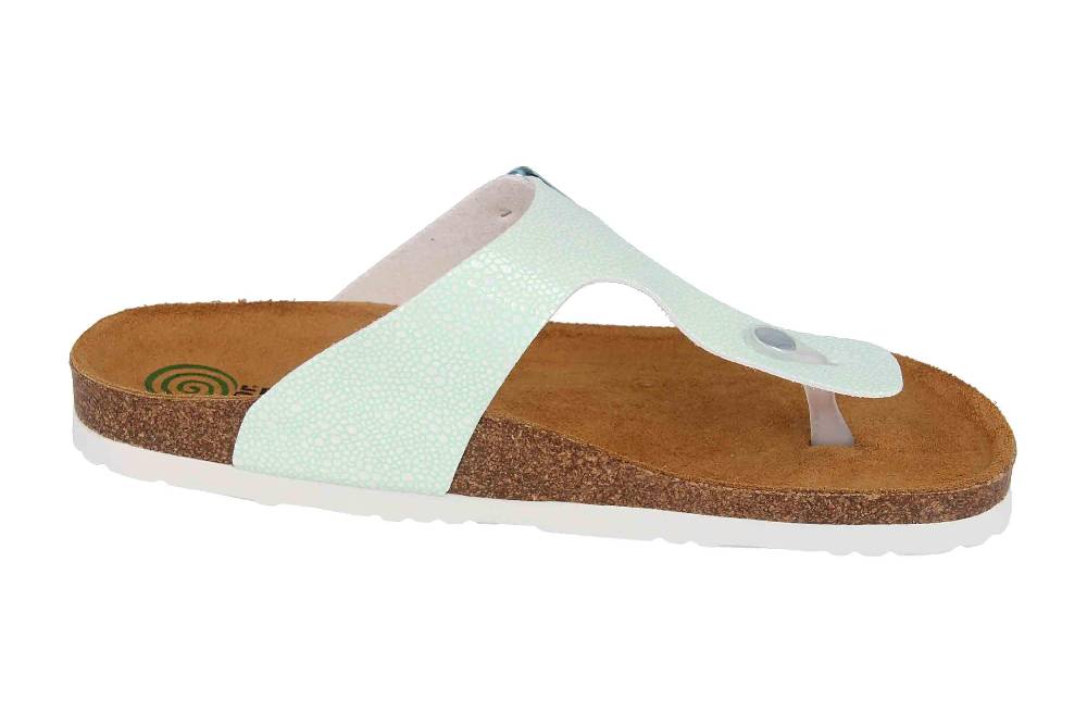 Dr. Brinkmann Zehentrenner In Übergrößen Grün 701473-71 Große Damenschuhe