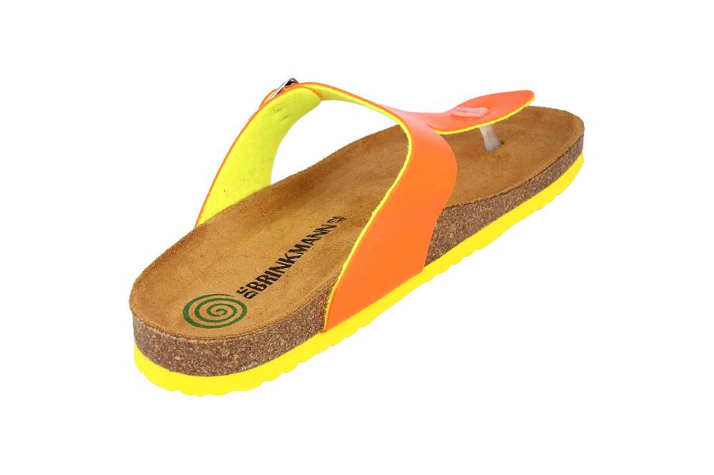 Dr. Brinkmann Zehentrenner In Übergrößen Orange 701478-62 Große Damenschuhe