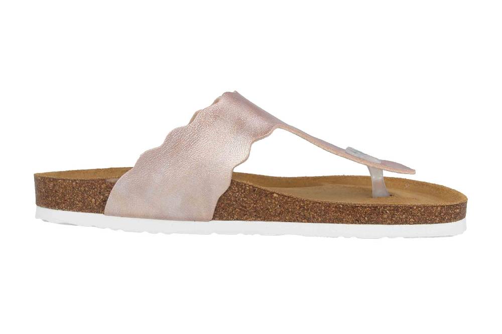 Dr. Brinkmann Zehentrenner In Übergrößen Rosa 700342-42 Große Damenschuhe