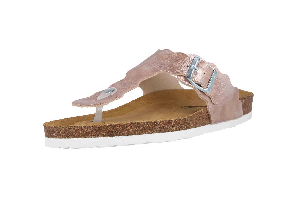 Dr. Brinkmann Zehentrenner In Übergrößen Rosa 700342-42 Große Damenschuhe