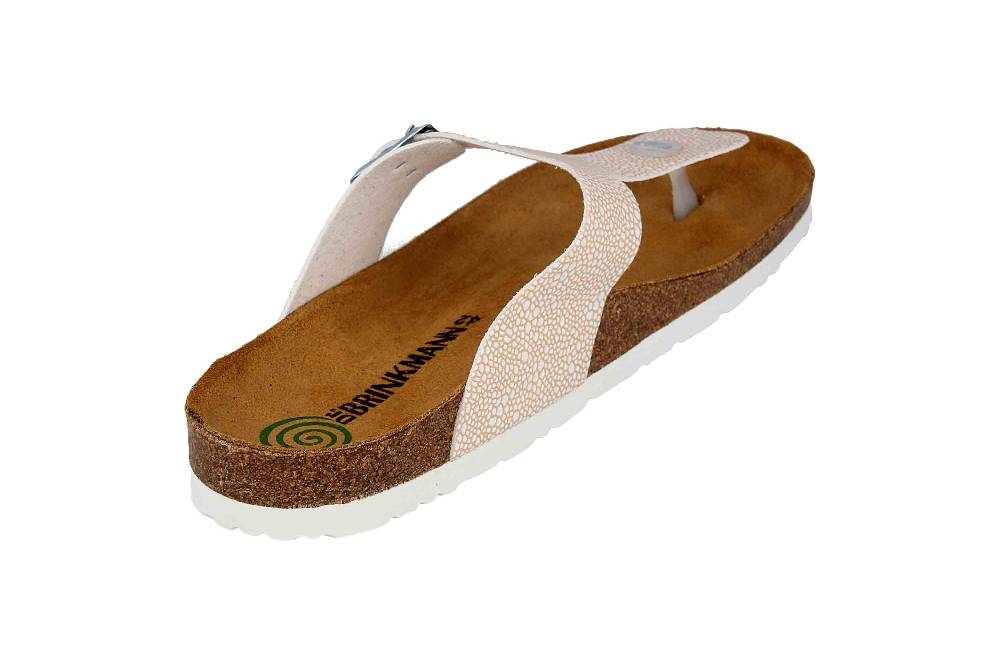 Dr. Brinkmann Zehentrenner In Übergrößen Rosa 701473-42 Große Damenschuhe