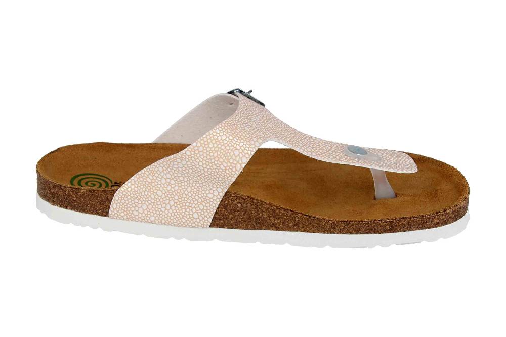 Dr. Brinkmann Zehentrenner In Übergrößen Rosa 701473-42 Große Damenschuhe