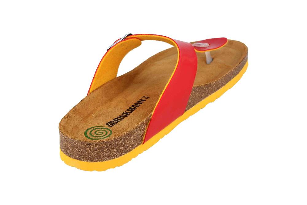 Dr. Brinkmann Zehentrenner In Übergrößen Rot 701478-4 Große Damenschuhe