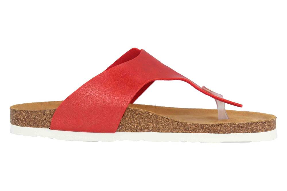 Dr. Brinkmann Zehentrenner In Übergrößen Rot 701475-4 Große Damenschuhe