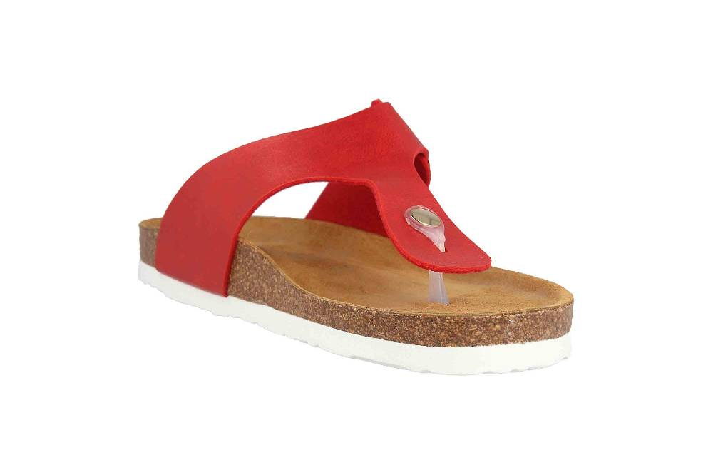 Dr. Brinkmann Zehentrenner In Übergrößen Rot 701475-4 Große Damenschuhe