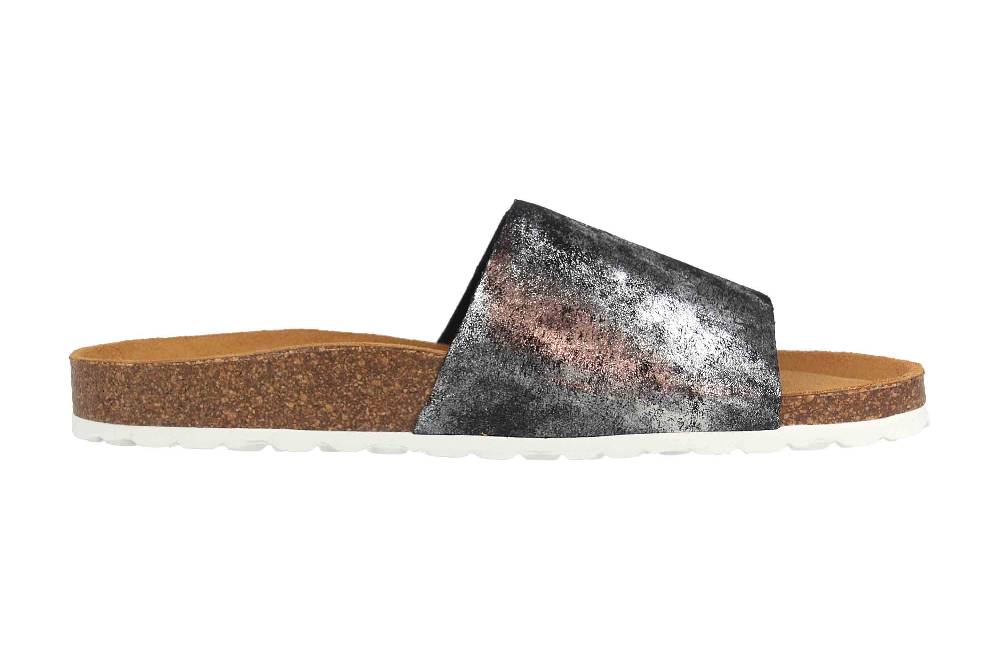 ELLA.shoes Alisson Pantoletten In Übergrößen Schwarz 520018-21 Negro Große Damenschuhe